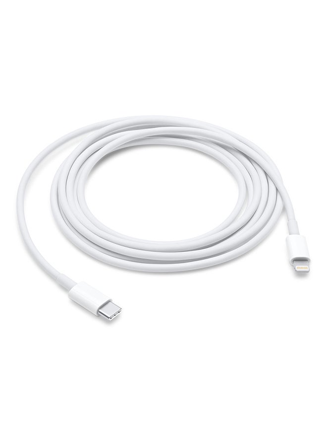 USB-C To Lightning Cable - 2 Meter White